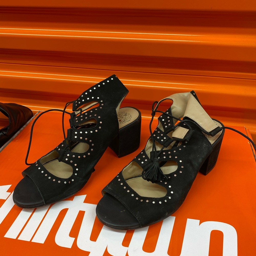 Vince Canute Studded Tassle Heeled Sandals